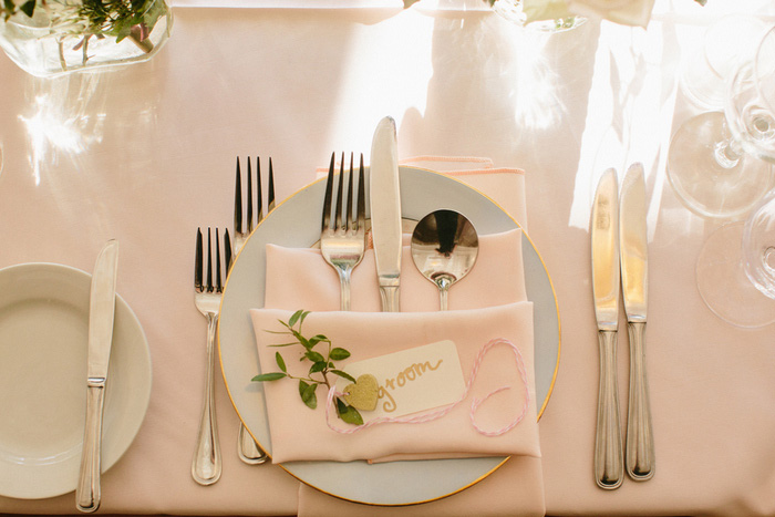 wedding place setting