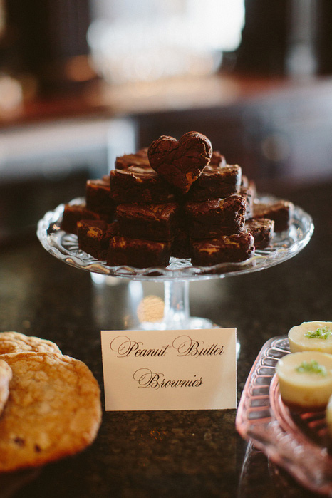 wedding brownies