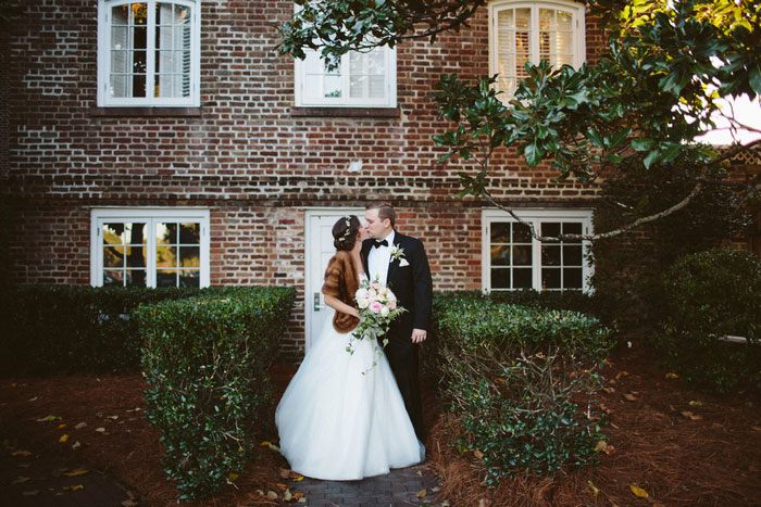 bride and groom portrait