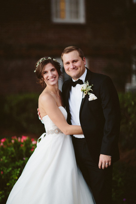 bride and groom portrait