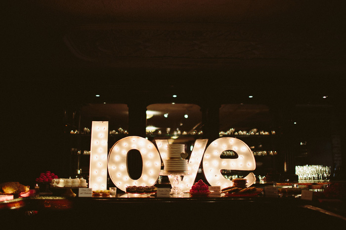 Love Marquee sign
