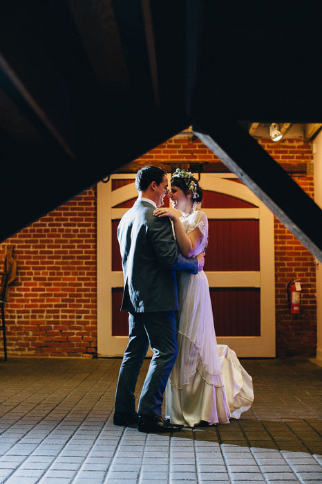 bride and groom first dance