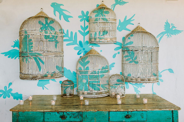 brid cage wedding decor