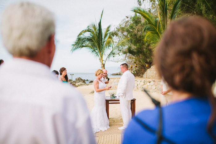 beach wedding ceremony