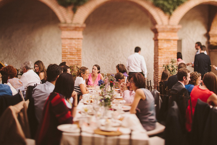 Spanish wedding reception