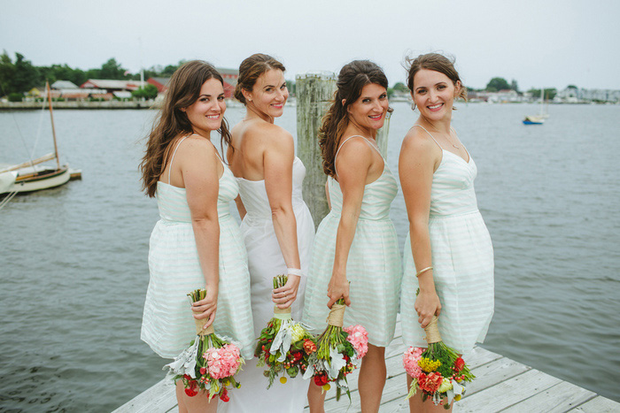 bridal party portrait