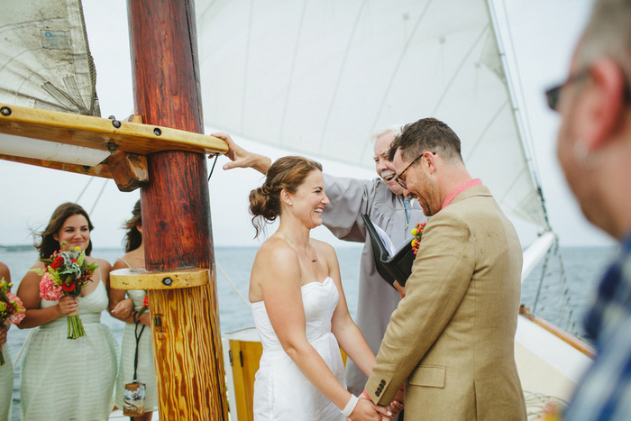 boat wedding ceremony