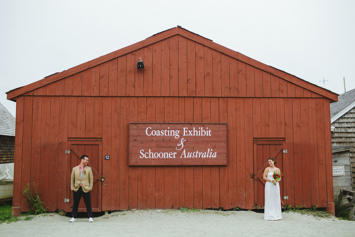 bride and groom portrait 