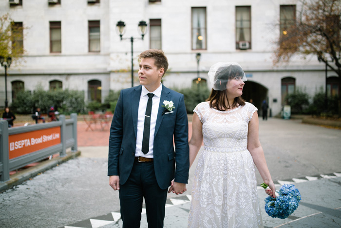 bride and groom portrait