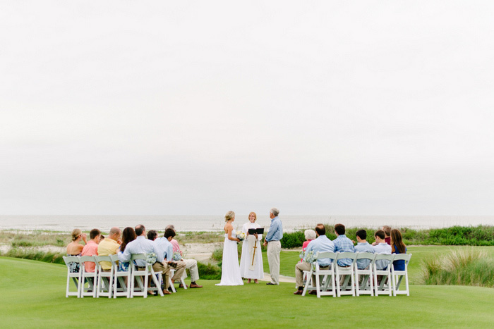 golf course wedding ceremony