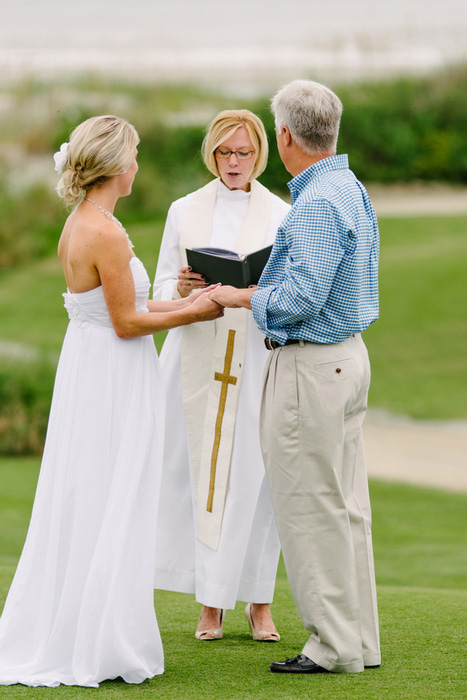 golf course wedding ceremony