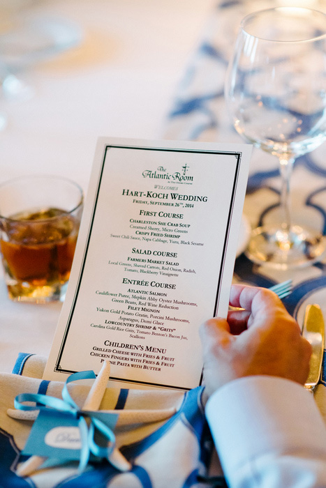 wedding menu