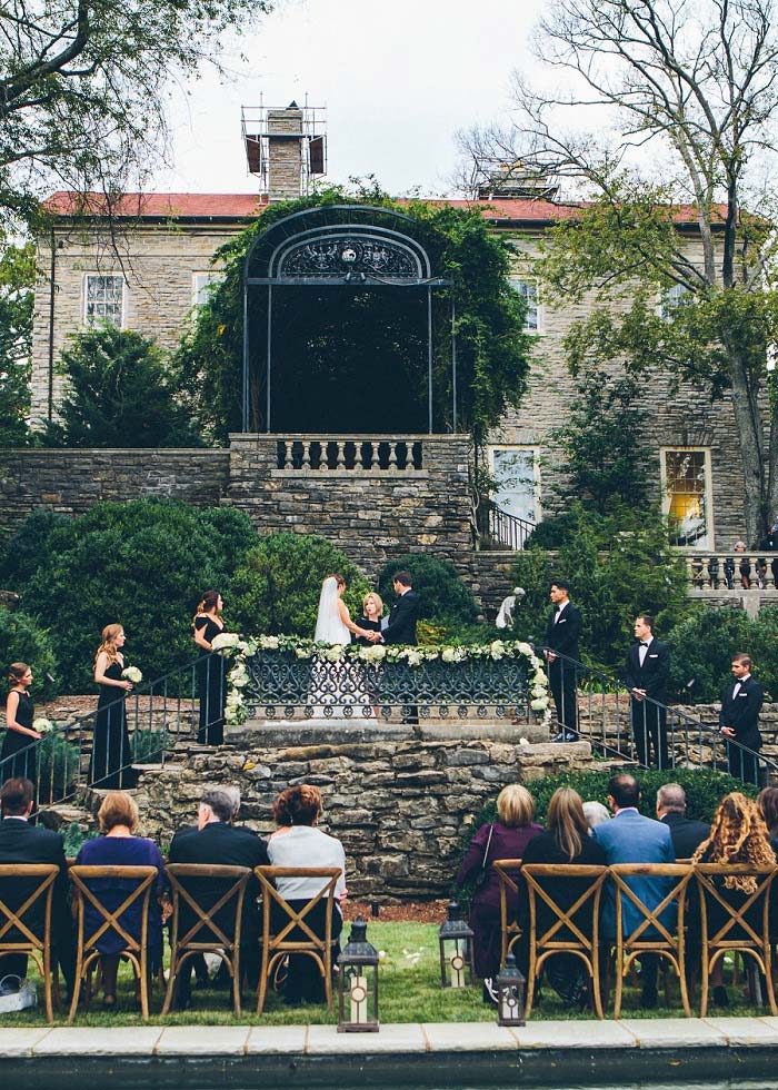 garden wedding ceremony