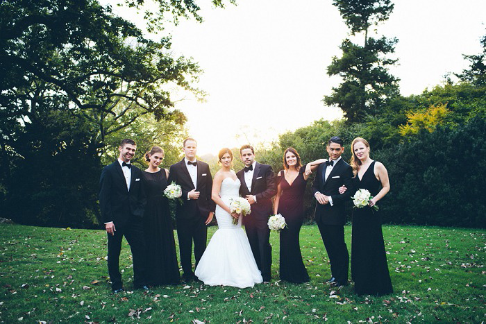 wedding party portrait