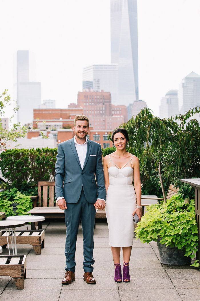 bride and groom portrait