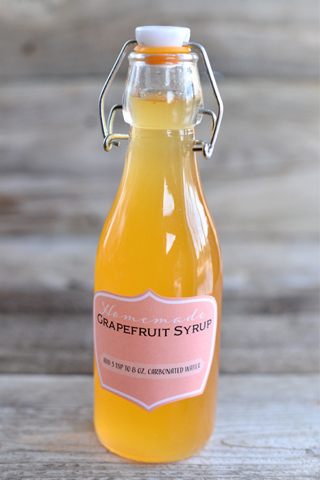 grapefruit soda syrup