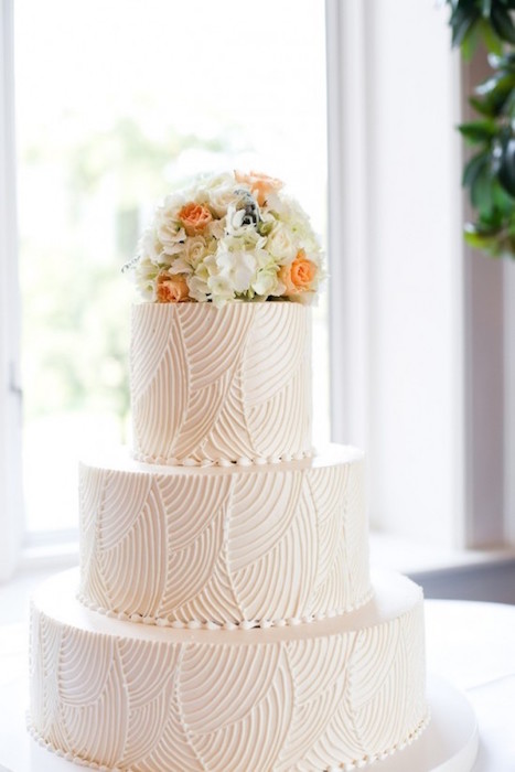 tiered textured cake