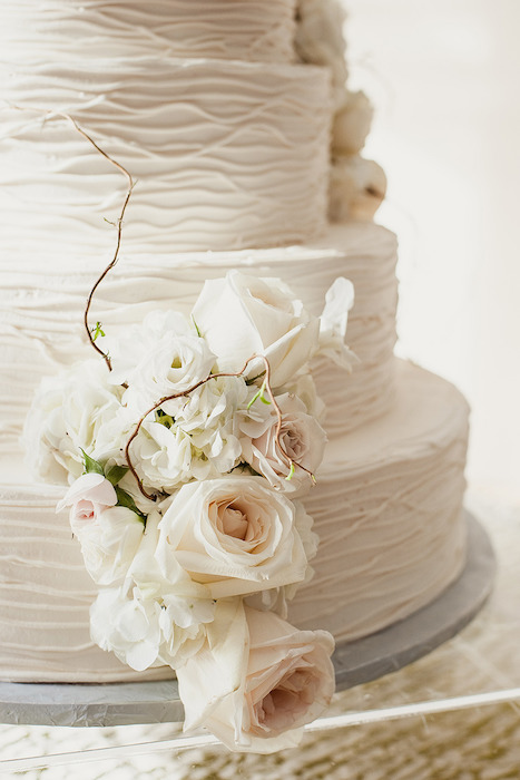 white woodland cake