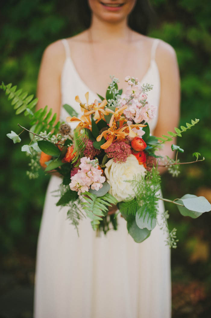 large bridal bouquet