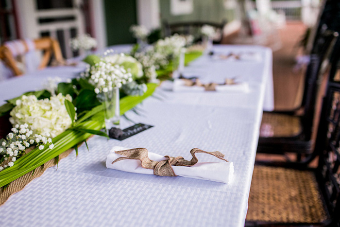 wedding table setting