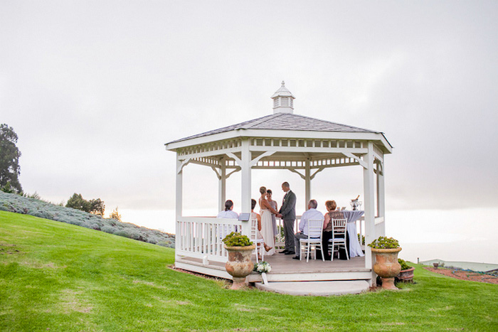 gazebo wedding ceremony