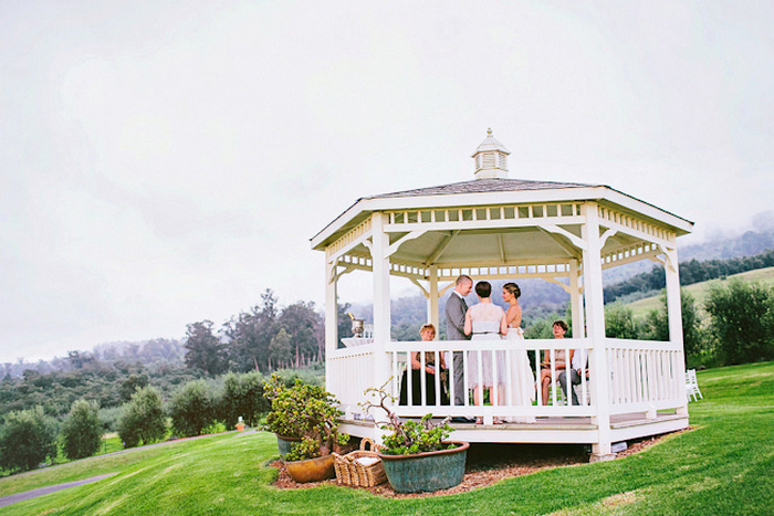 gazebo wedding ceremony