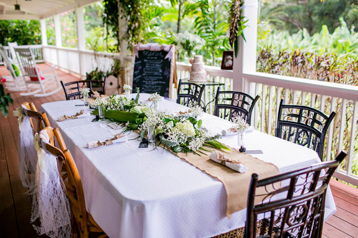 wedding reception dinner set-up