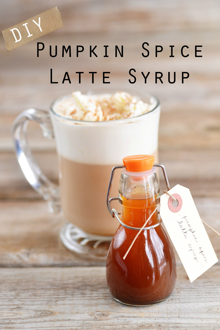 pumpkin spice latte syrup