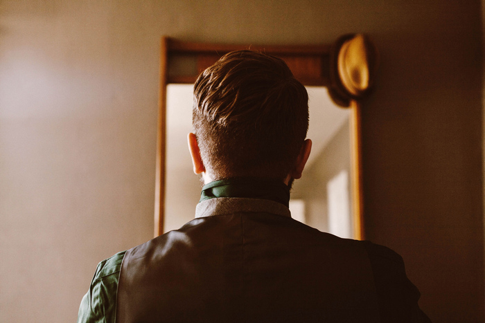 groom getting ready