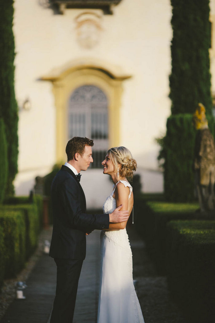 bride and groom portrait