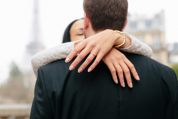 bride kissing groom