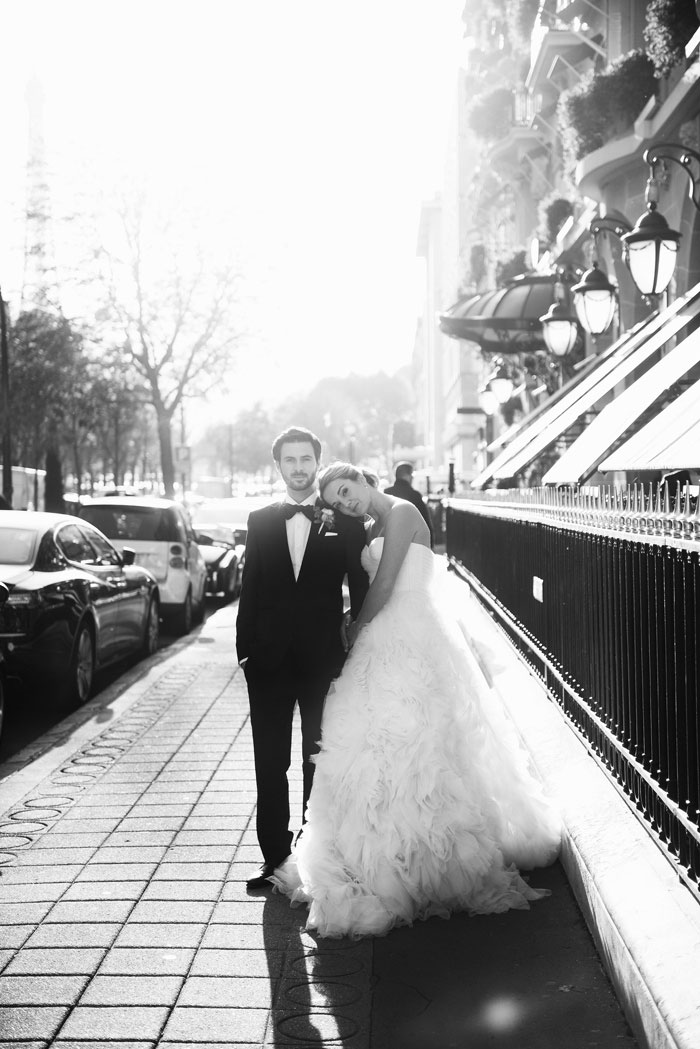 Paris wedding portrait