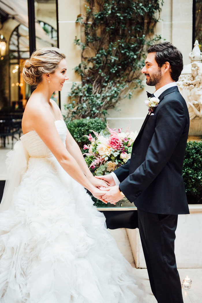 Paris elopement ceremony