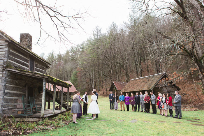 outdoor wedding ceremony