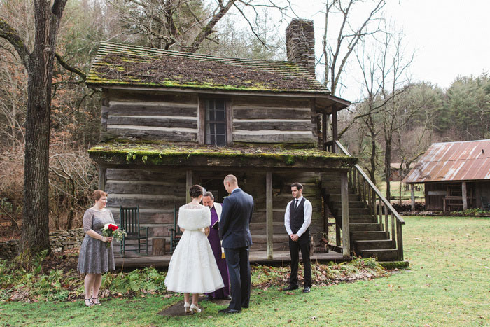 outdoor wedding ceremony