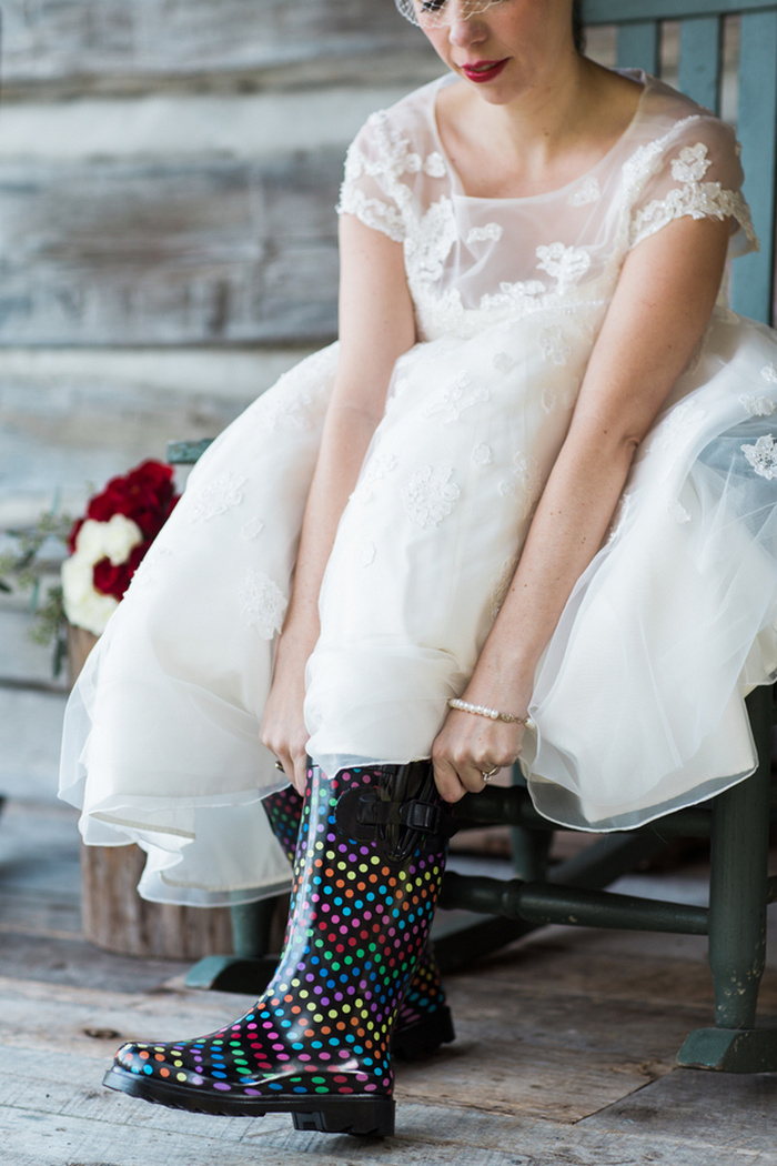 bride rainboots