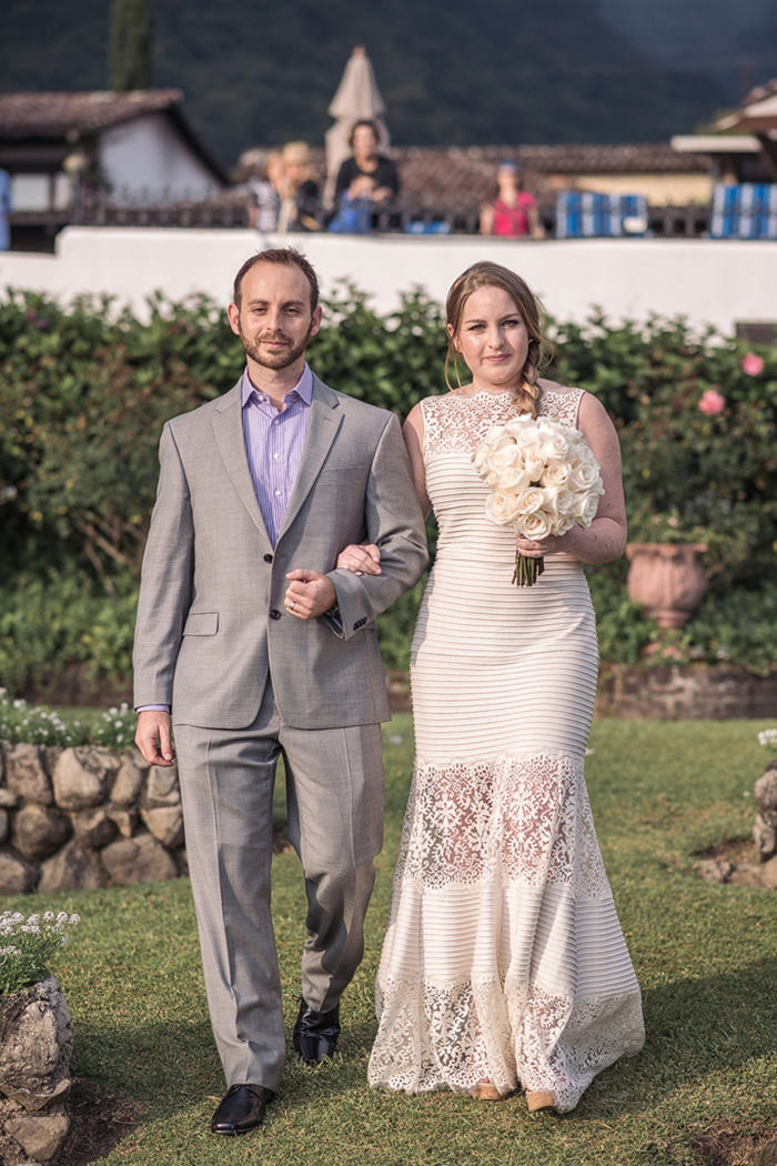 bride walking down the aisle