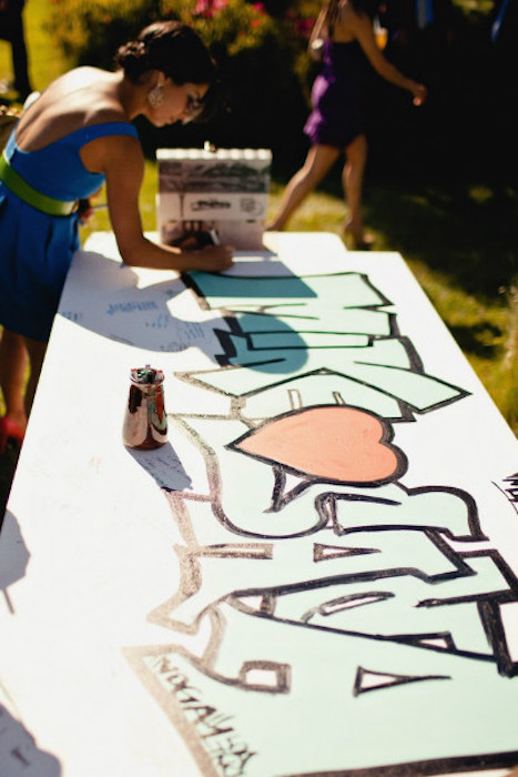 The Graffiti Inspired Wedding Street Art Chic The Graffiti Inspired Wedding Street Art Chic