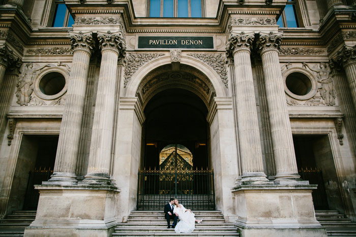 Paris wedding portrait