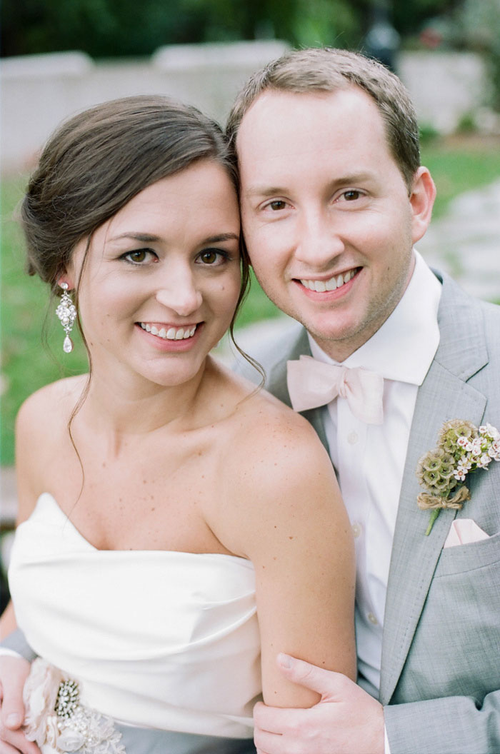 bride and groom portrait