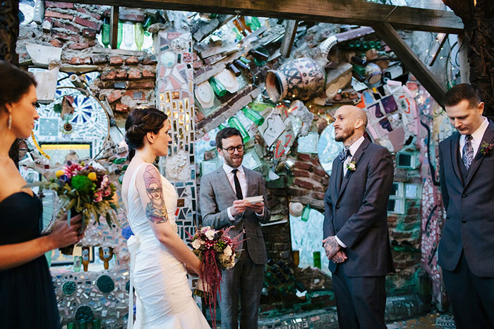 magic gardens wedding ceremony