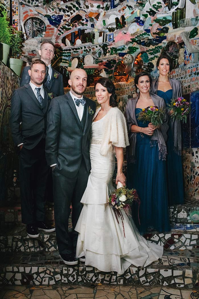 wedding party portrait