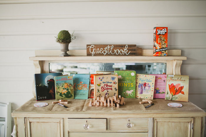 guest book table