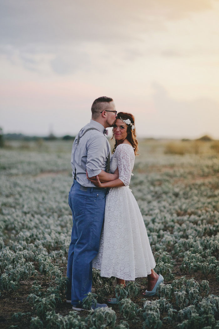 Intimate Texas barn wedding