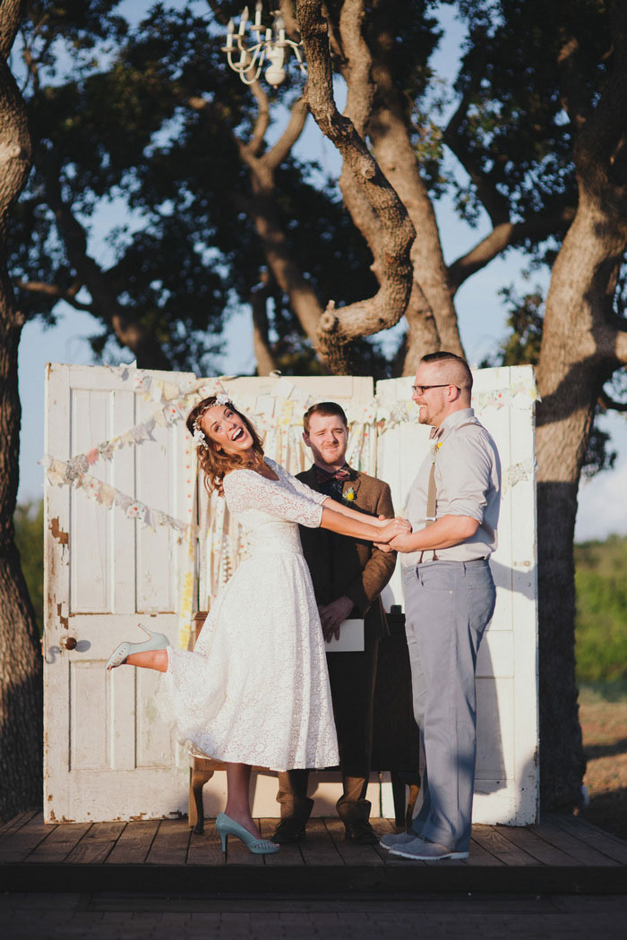 outdoor wedding ceremony