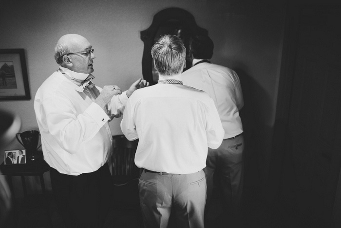 groomsmen getting ready