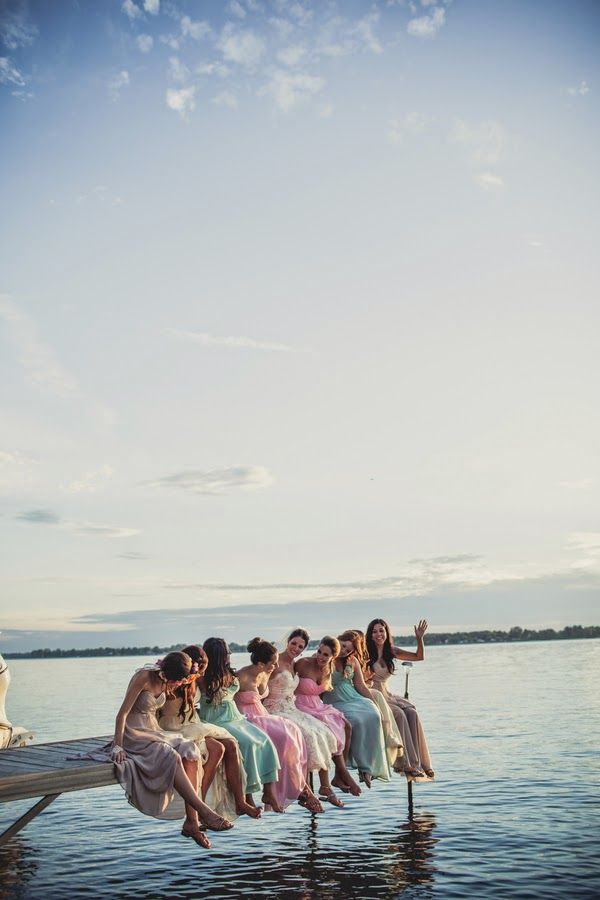 wedding bridemaids photo