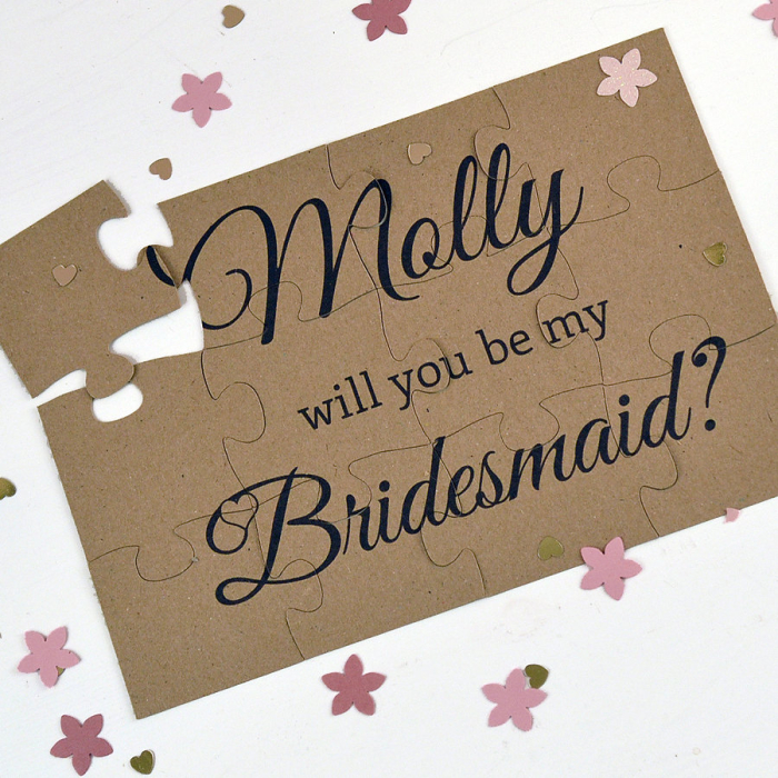 bridesmaid puzzle