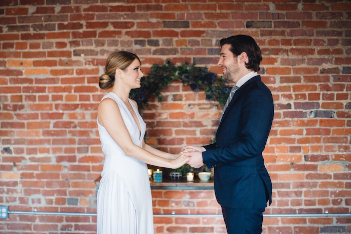 loft elopement ceremony