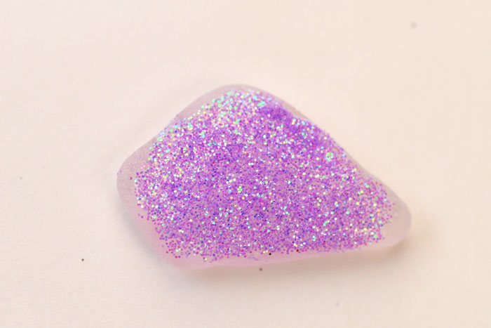 diy glitter gems